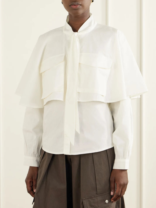 Sea Tristan Cotton-poplin Blouse