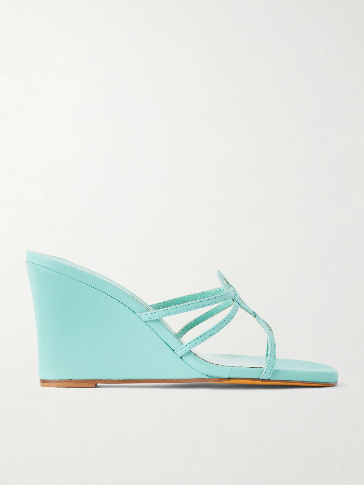 70 Opera Leather Wedge Sandals