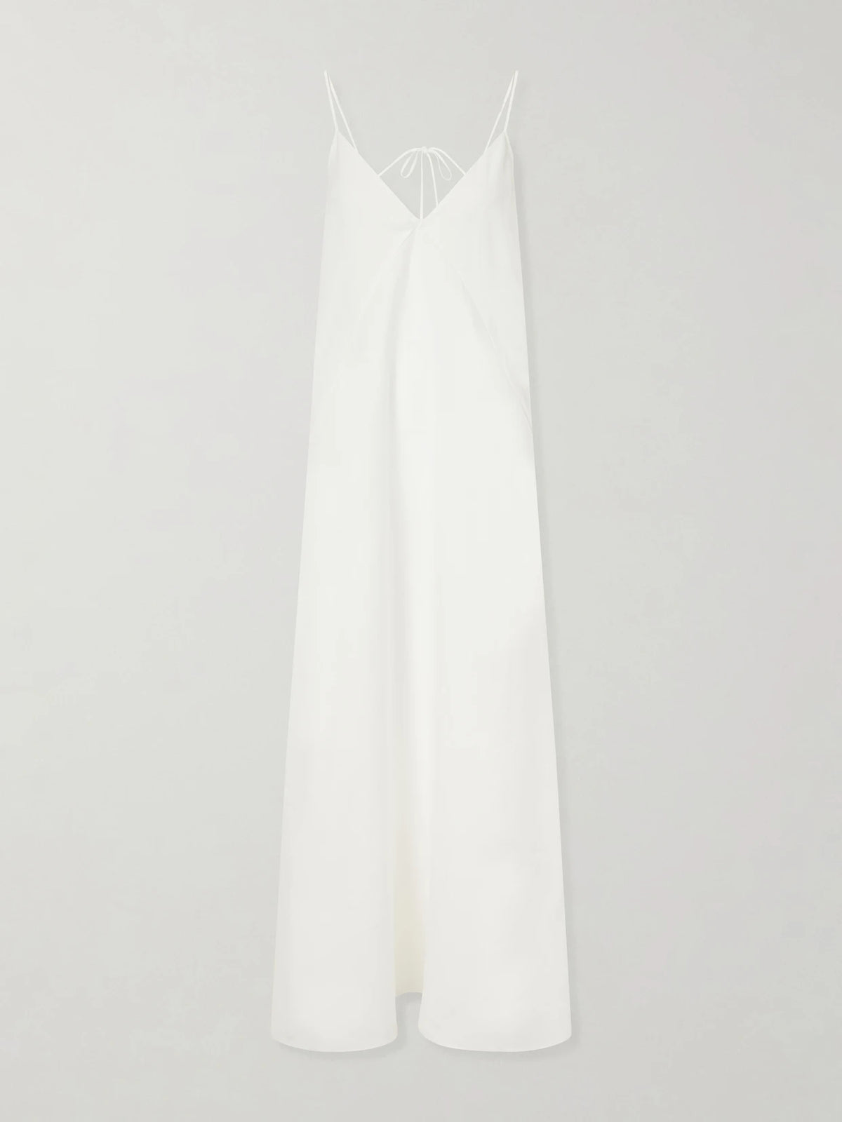 Another Tomorrow Linen-canvas Maxi Dress