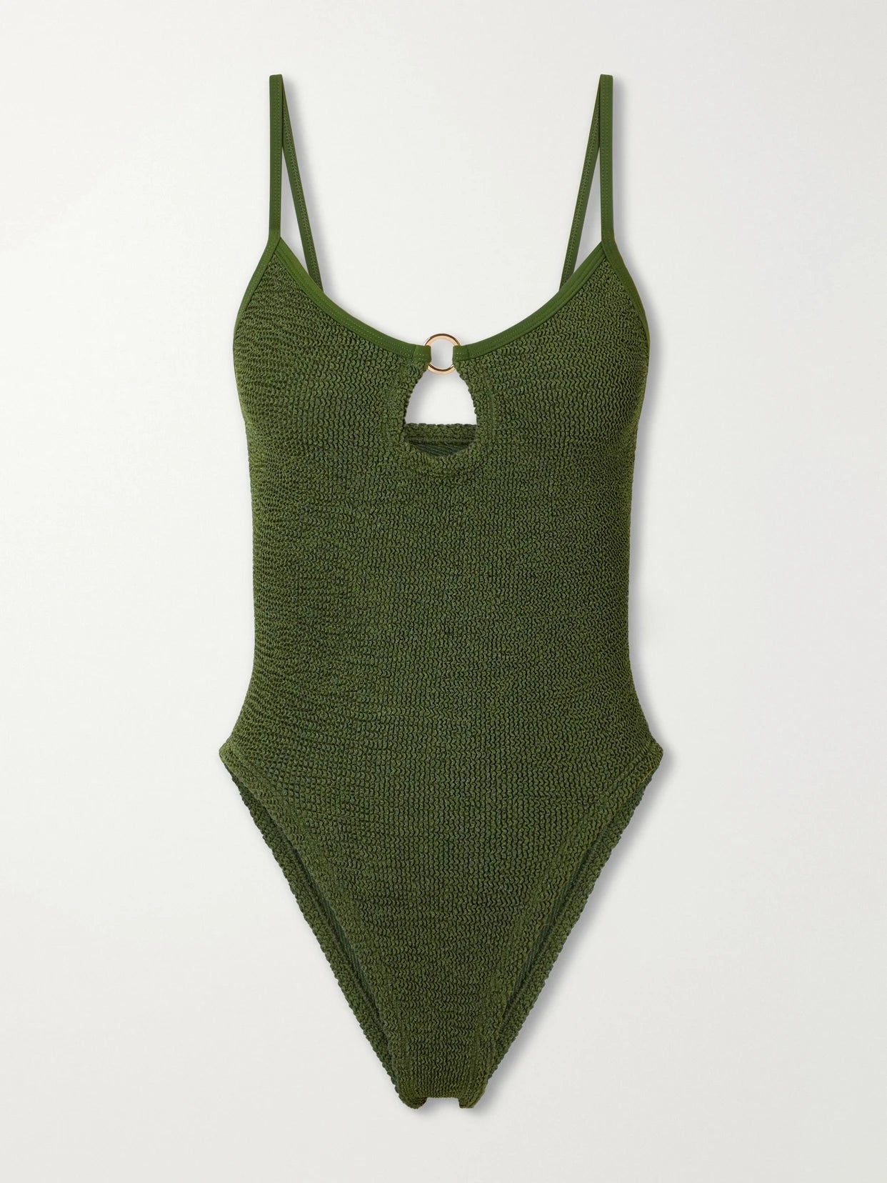 Mia Embellished Cutout Original Crinkle Swimsuit
