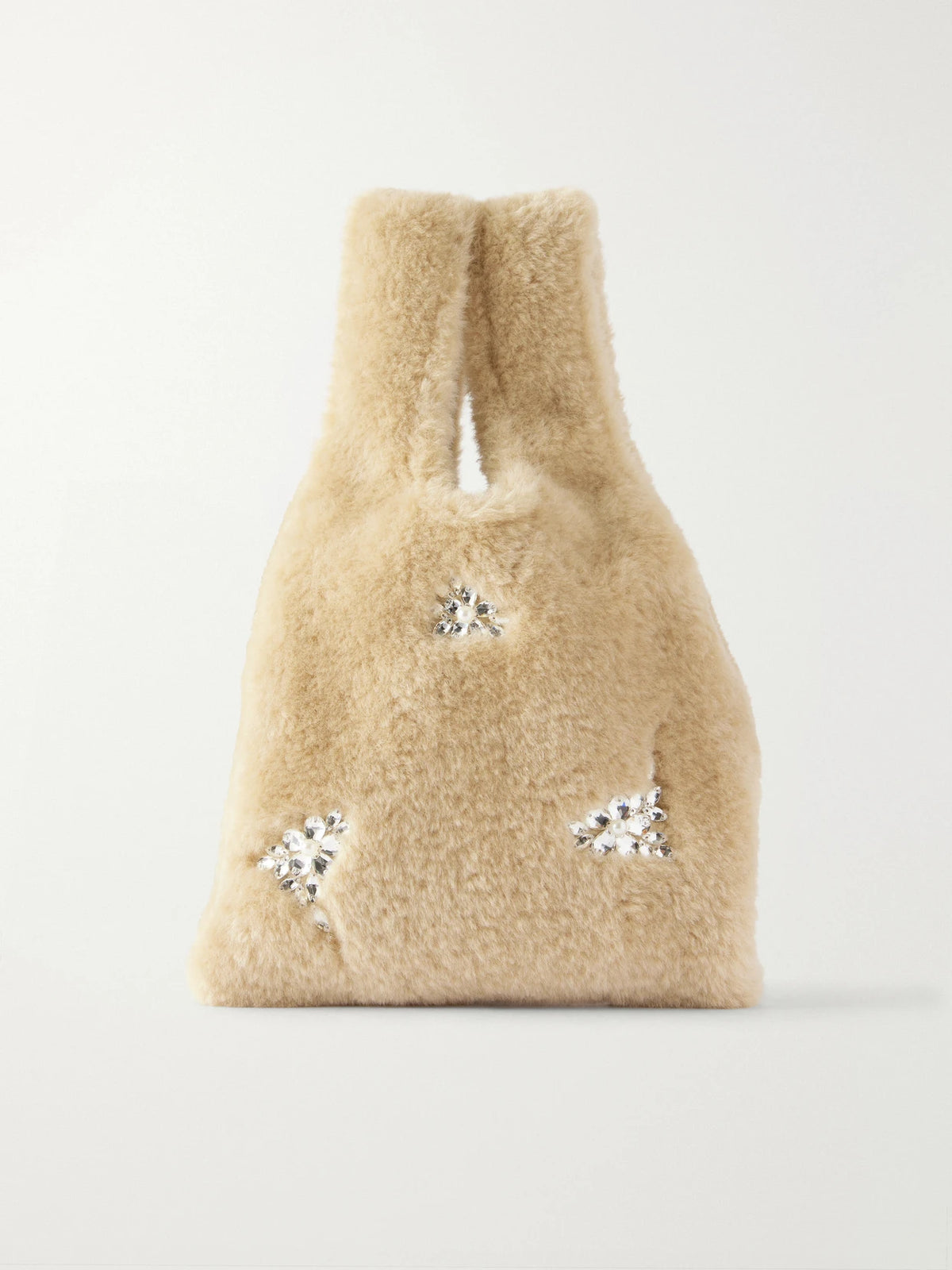 Simone Rocha Shearling-effect Shoulder Bag