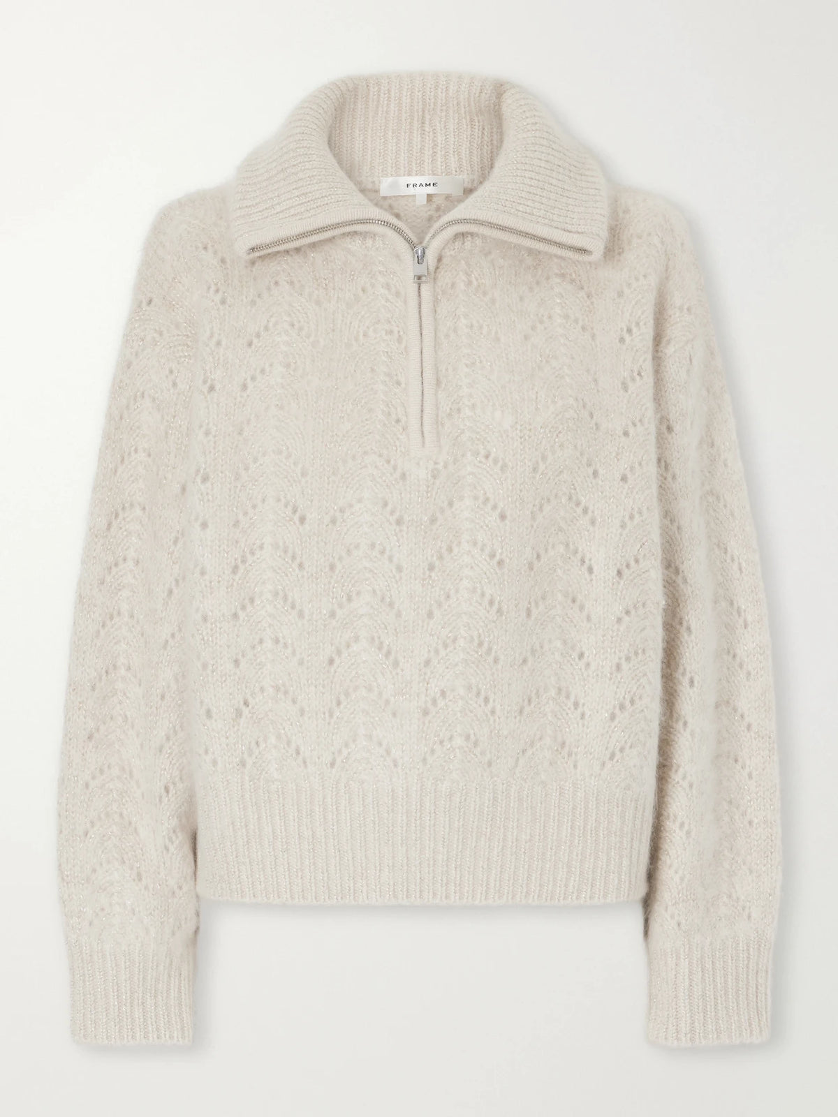 FRAME The Airy Wool And Cashmere-blend Cardigan