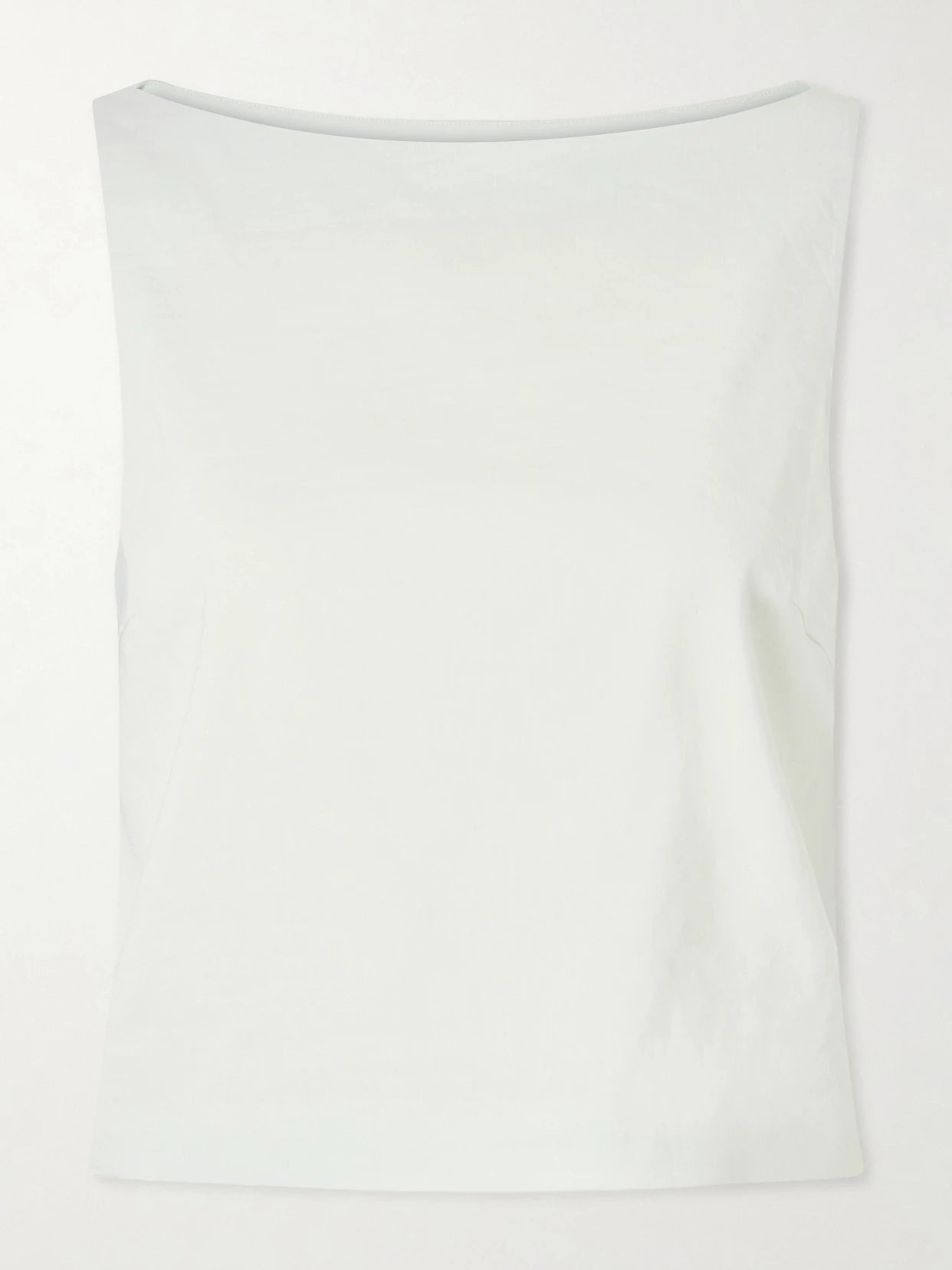 Linen-blend Top