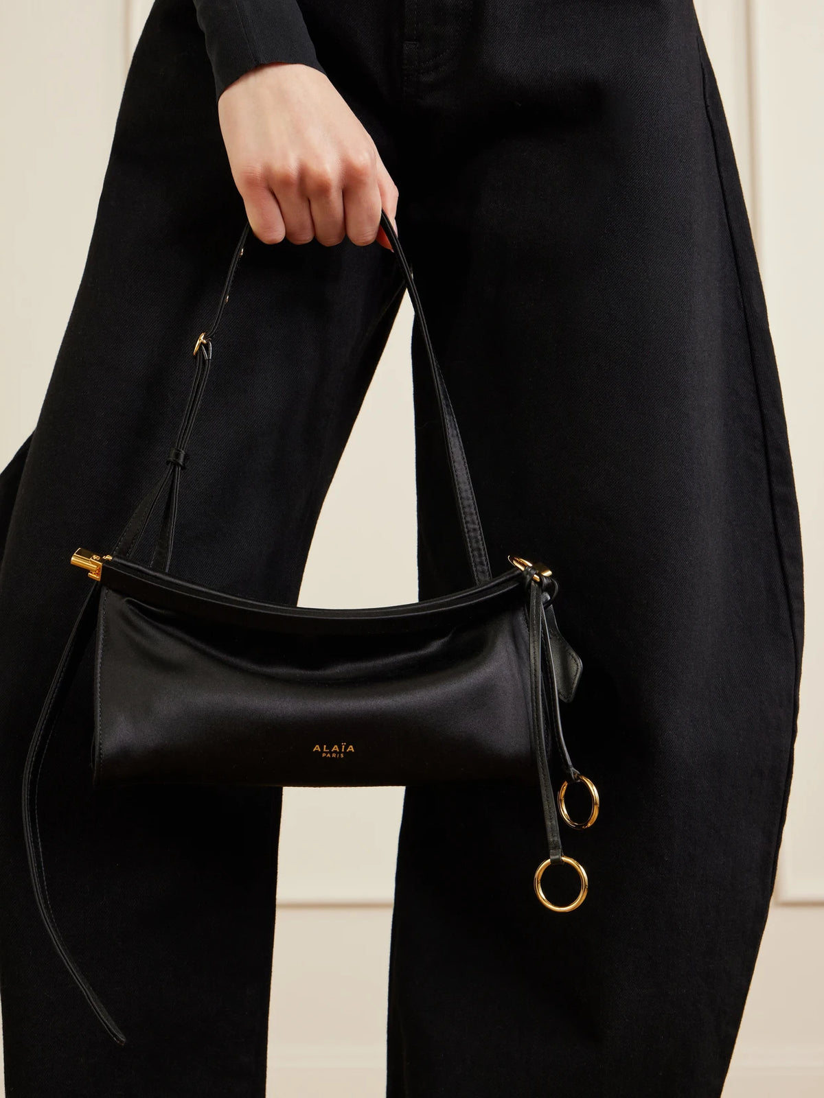Le Click Small Satin Shoulder Bag