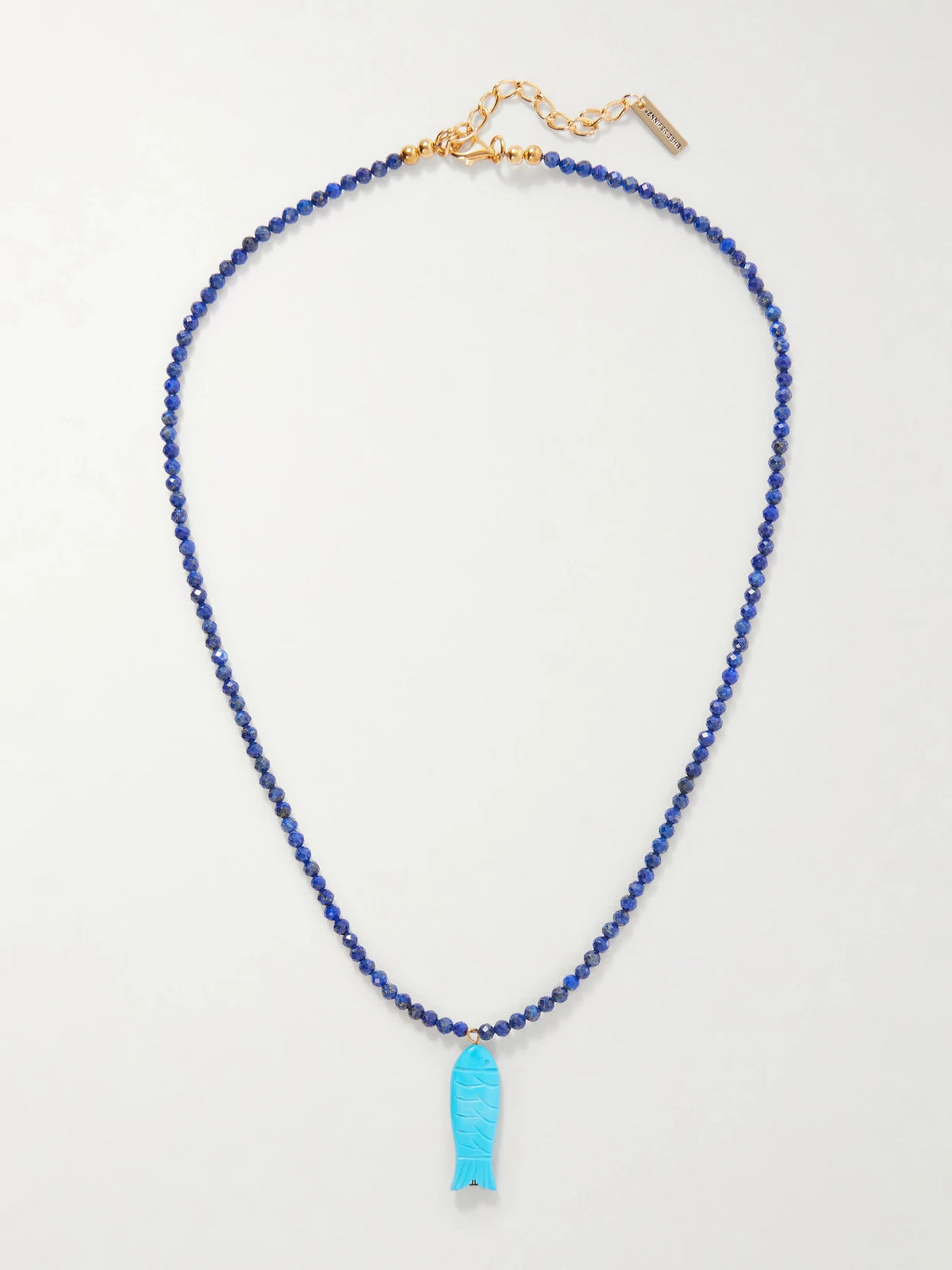 Elva Bead-embellished Pendant Necklace