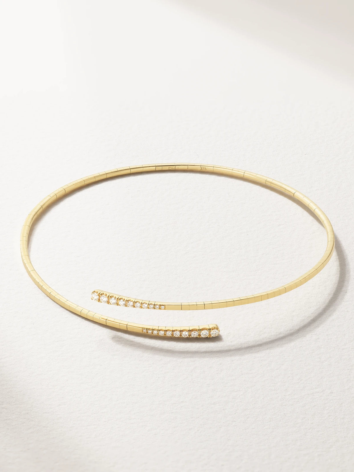 9-karat Gold Diamond Arm Cuff