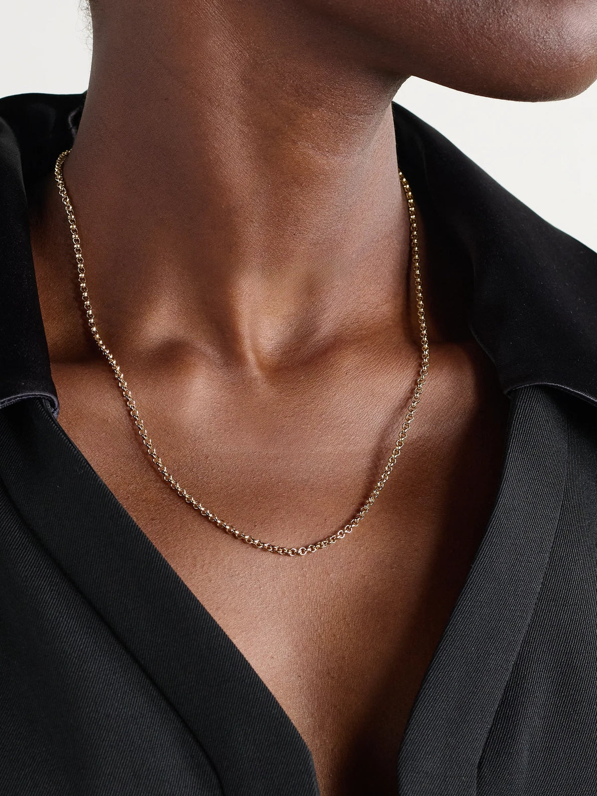 Image of Necklaces. Product name - 14-karat Recycled Gold Necklace in Multi colour by brand - By Pariah