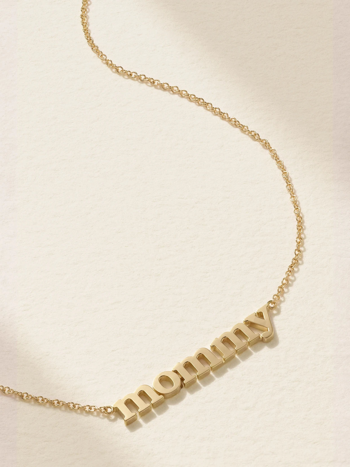 Mommy 18-karat Gold Necklace