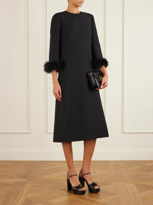Image of Heels. Product name - Royal 115 Embellished Leather Platform Sandals in Black colour by brand - Valentino Garavani