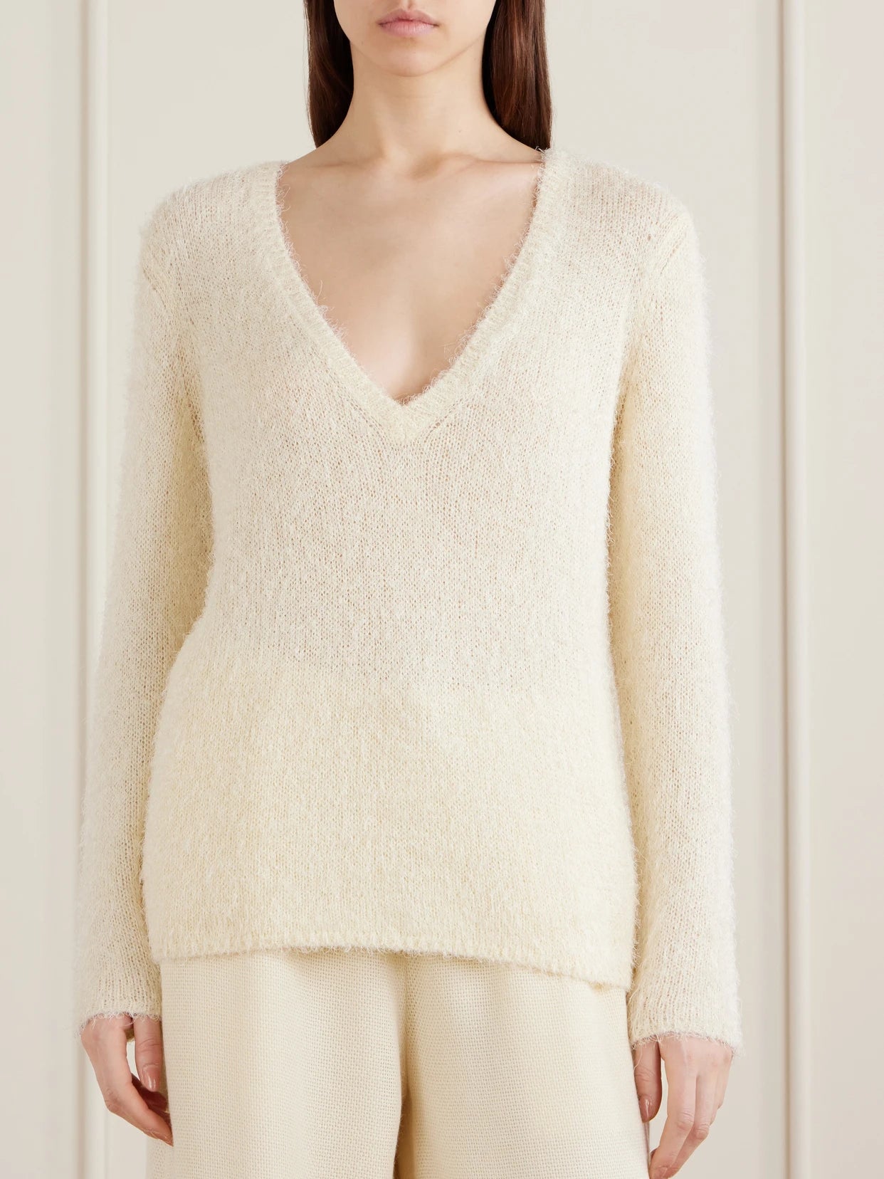 Neoma Silk And Cashmere-blend Sweater