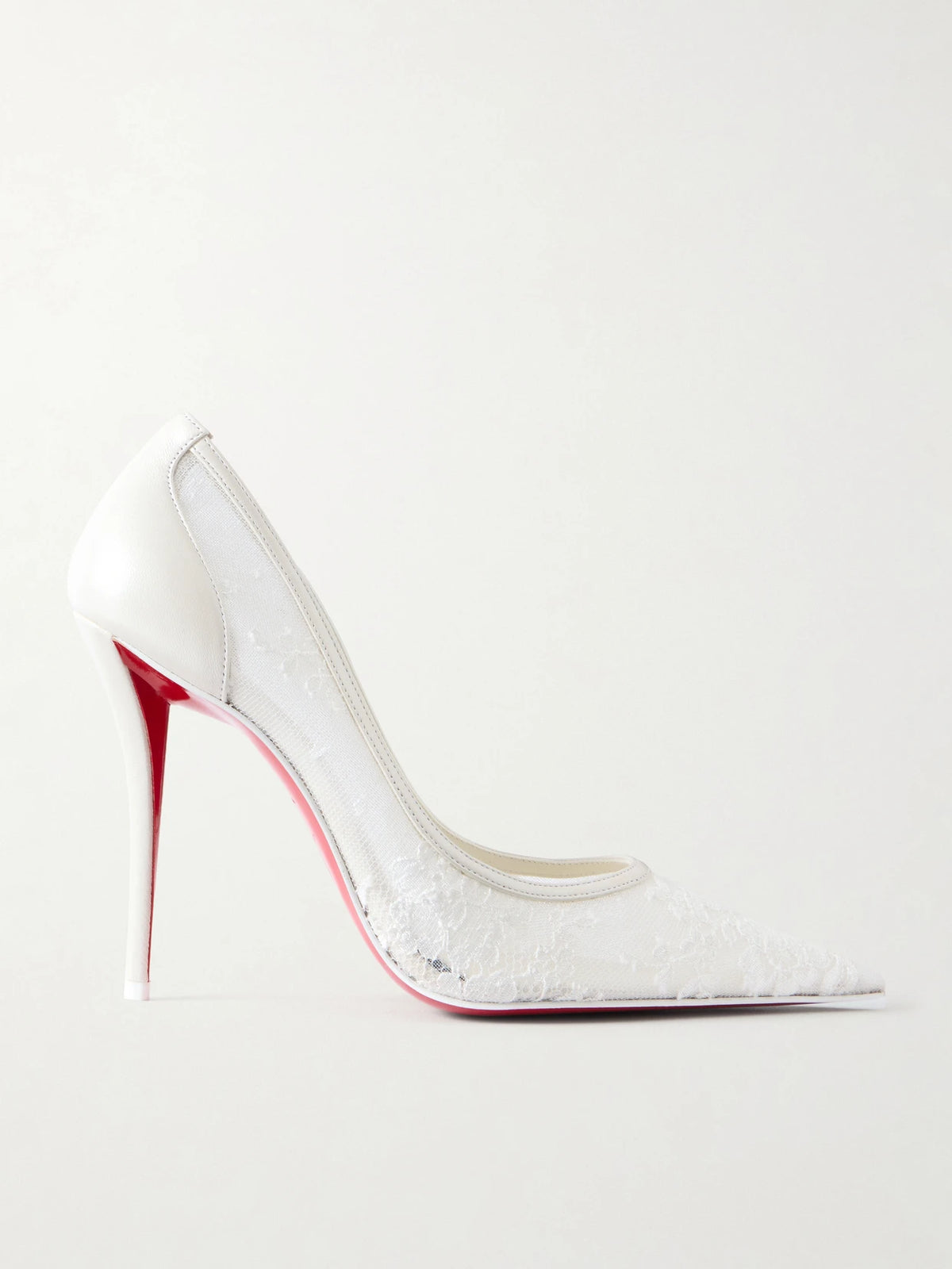 Miss Z Mesh 100 Lace Stiletto Heel Pumps