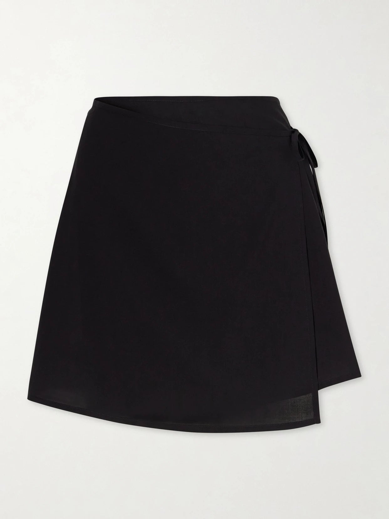 Image of Swimwear. Product name - Cotton Mini Skirt in Black colour by brand - Lido
