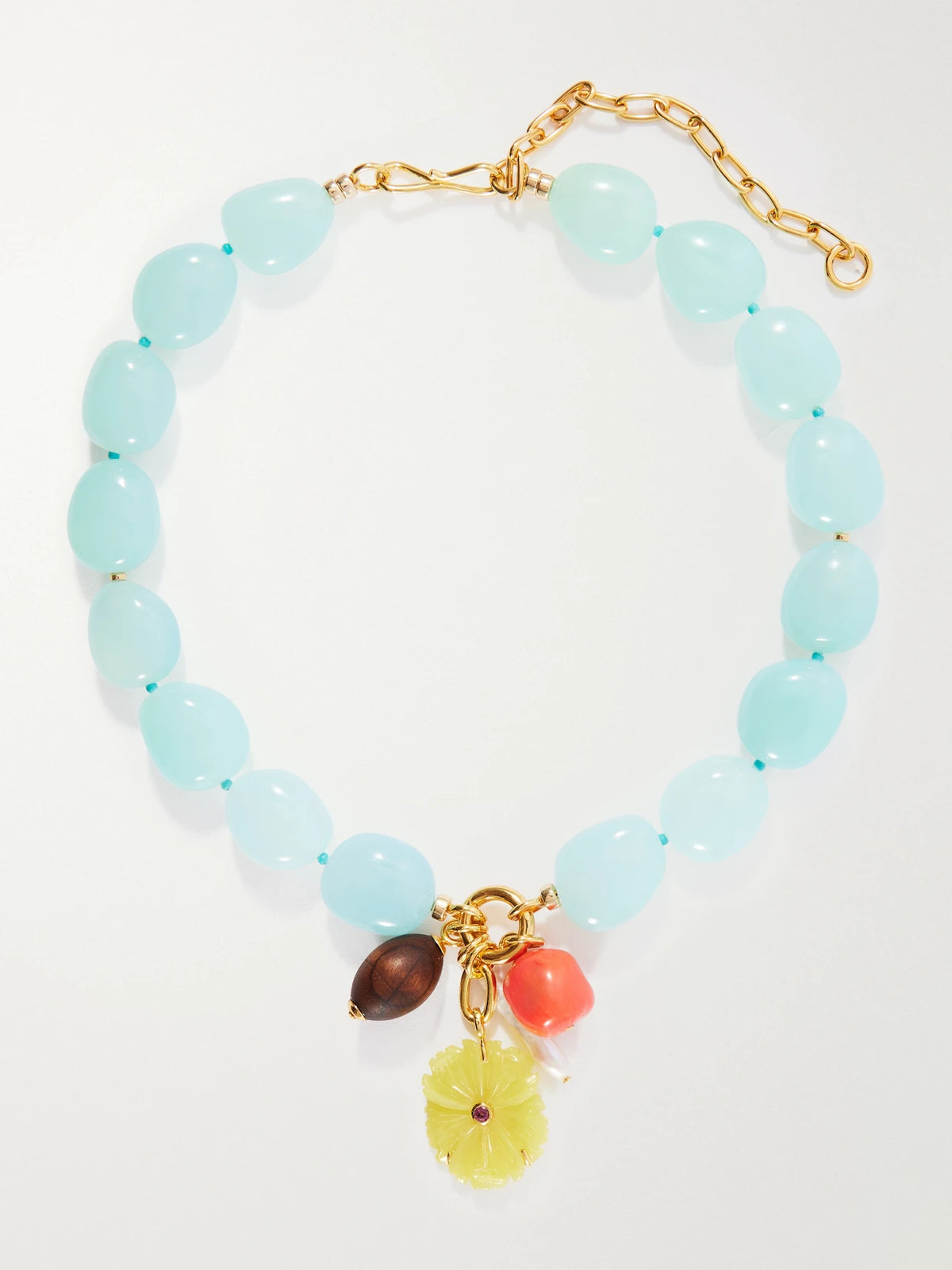 Cordoba Beaded Charm Necklace