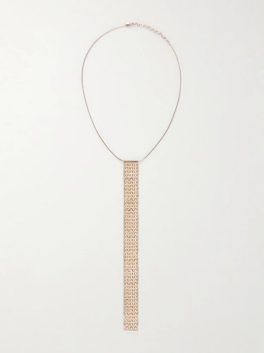 Aion Gold-tone Pendant Necklace