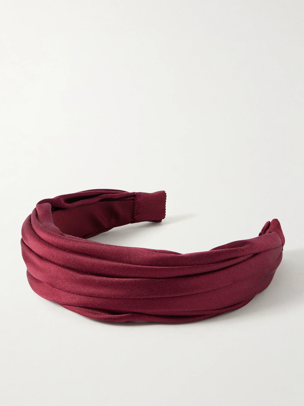 Sabrina Ruched Satin Headband