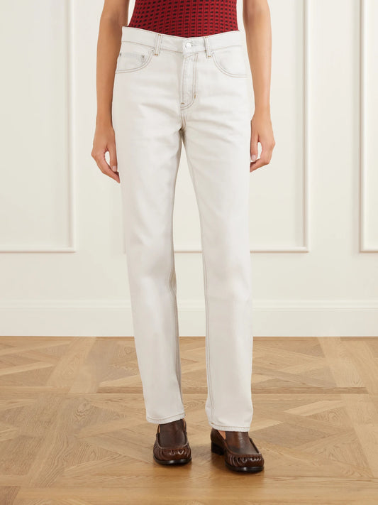 Guest In Residence Everyday High-rise Straight-leg Jeans