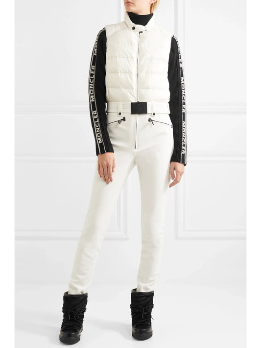 Belted Quilted Ski Suit