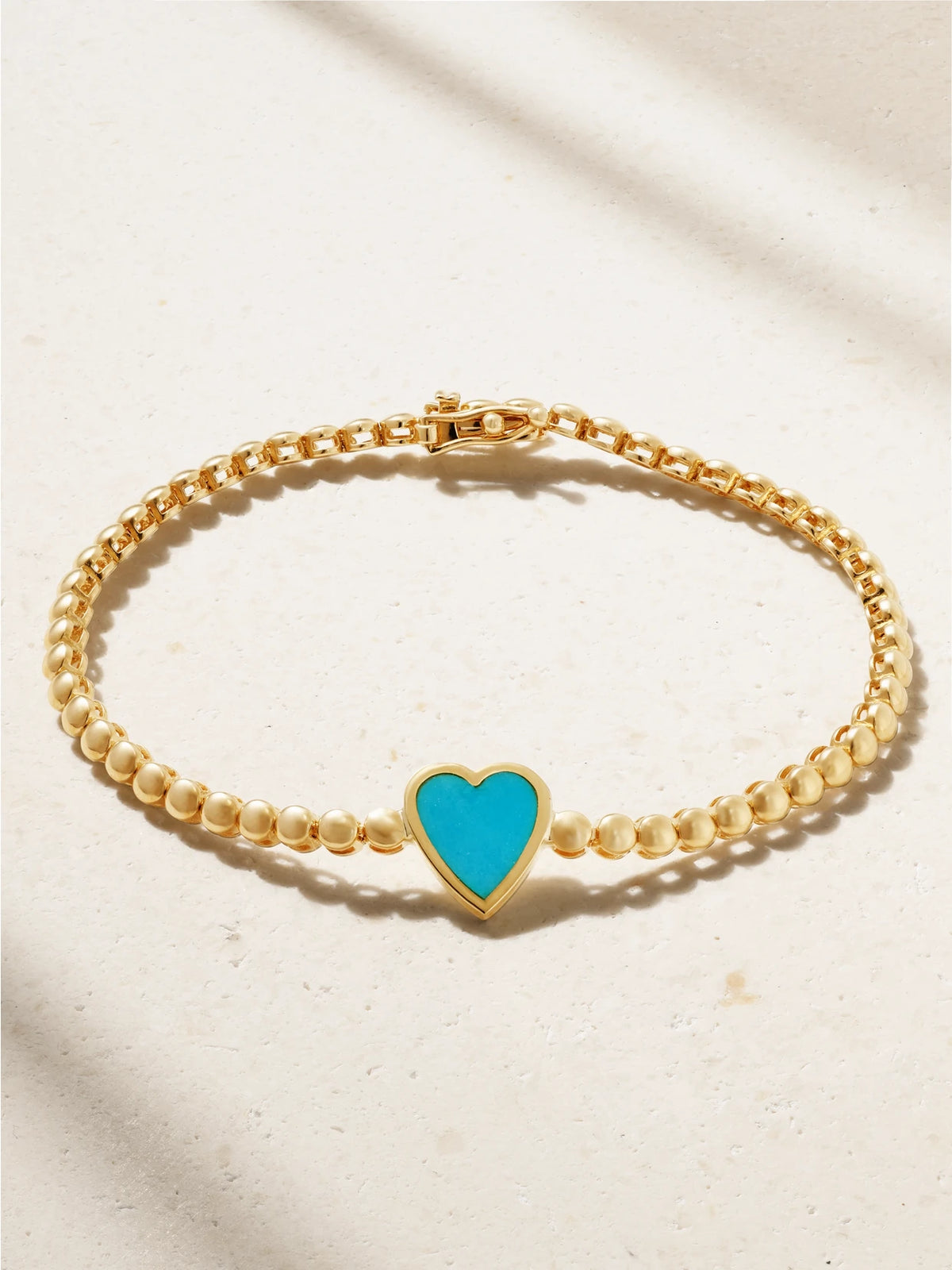 18-karat Gold Turquoise Bracelet