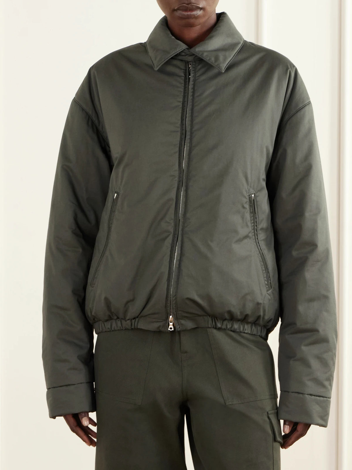 RIER Plombe Padded Cotton-poplin Jacket