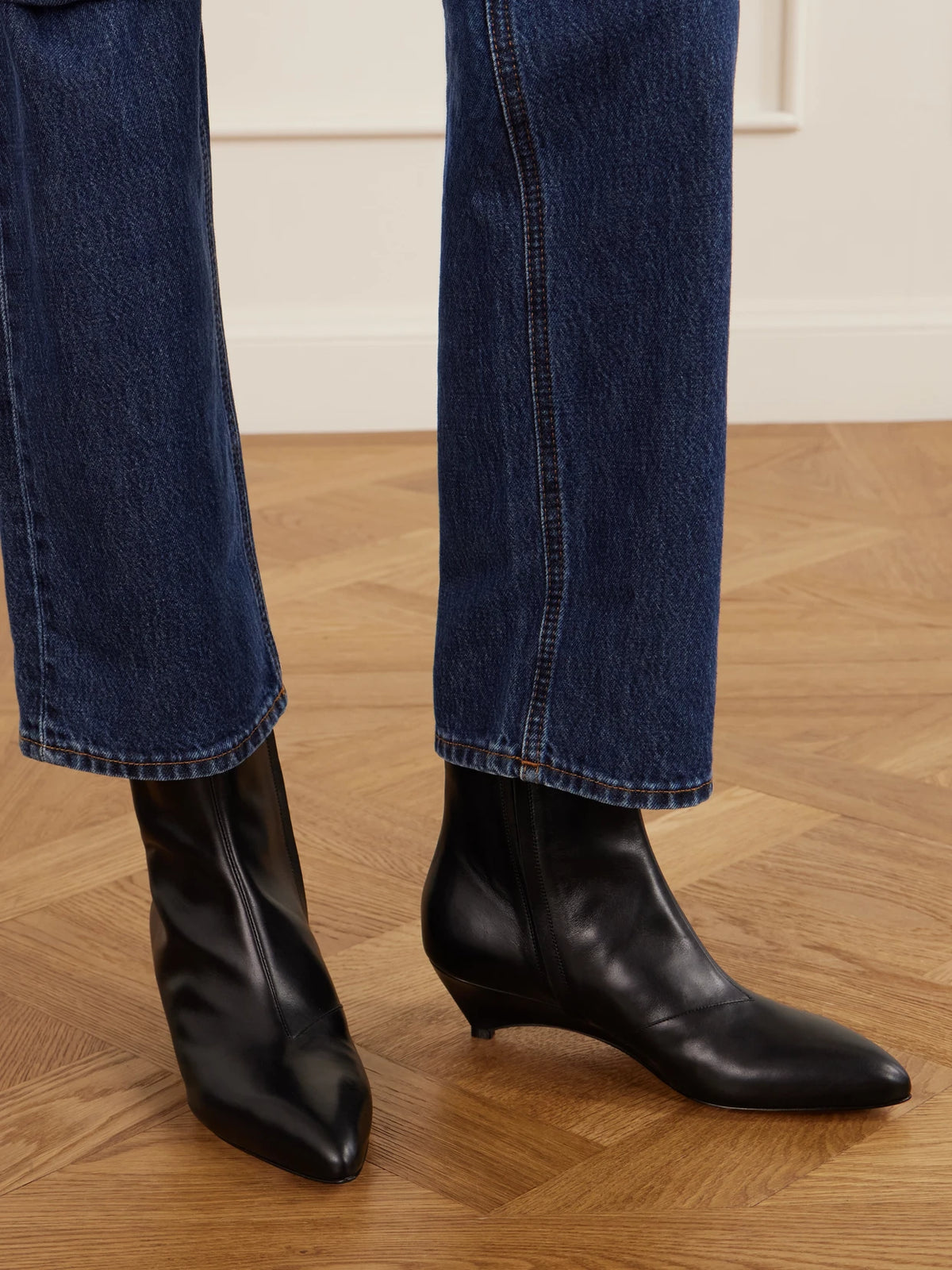 Arc Leather Ankle Boots
