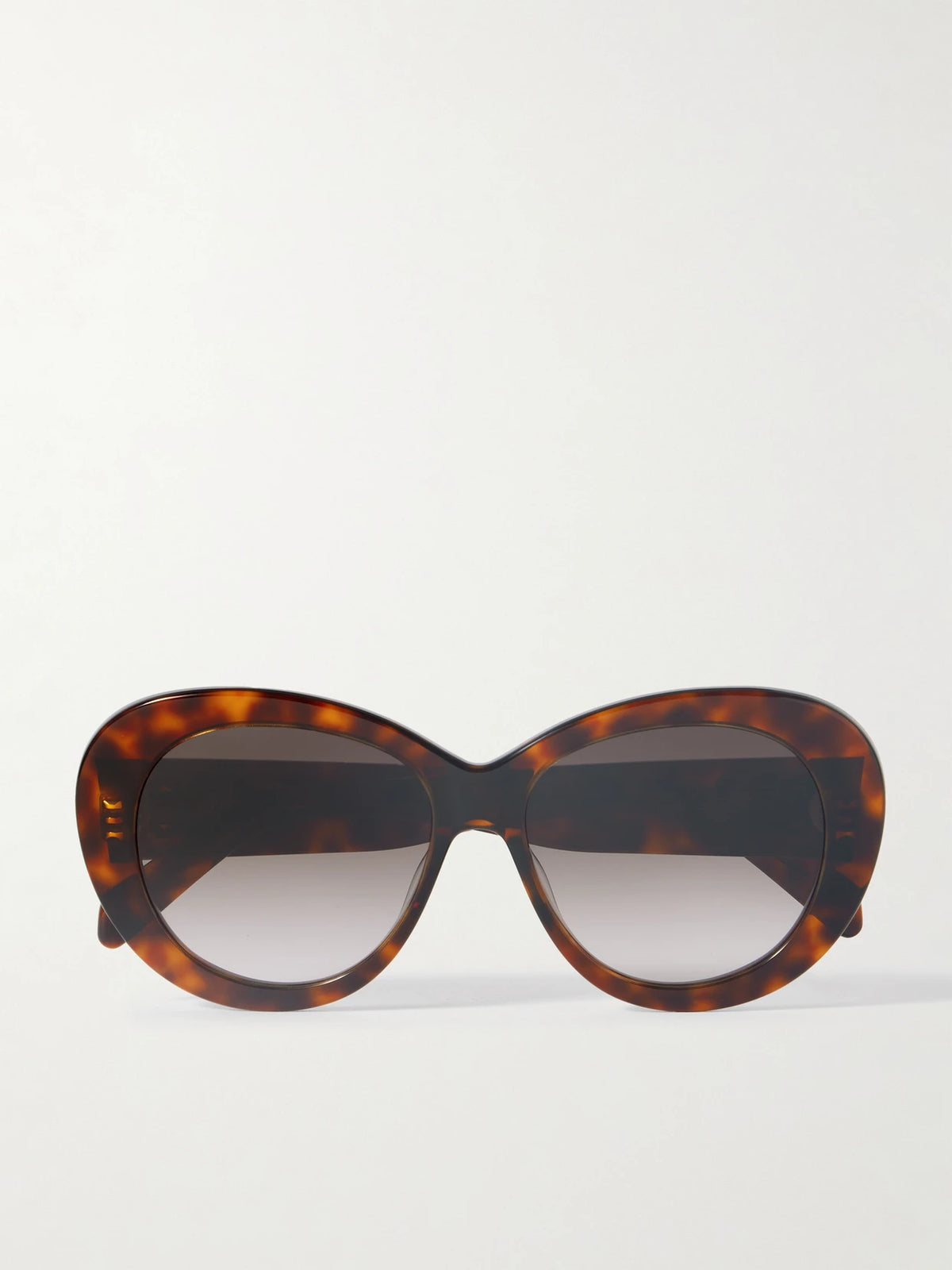 Triomphe Round-frame Tortoiseshell Acetate Sunglasses