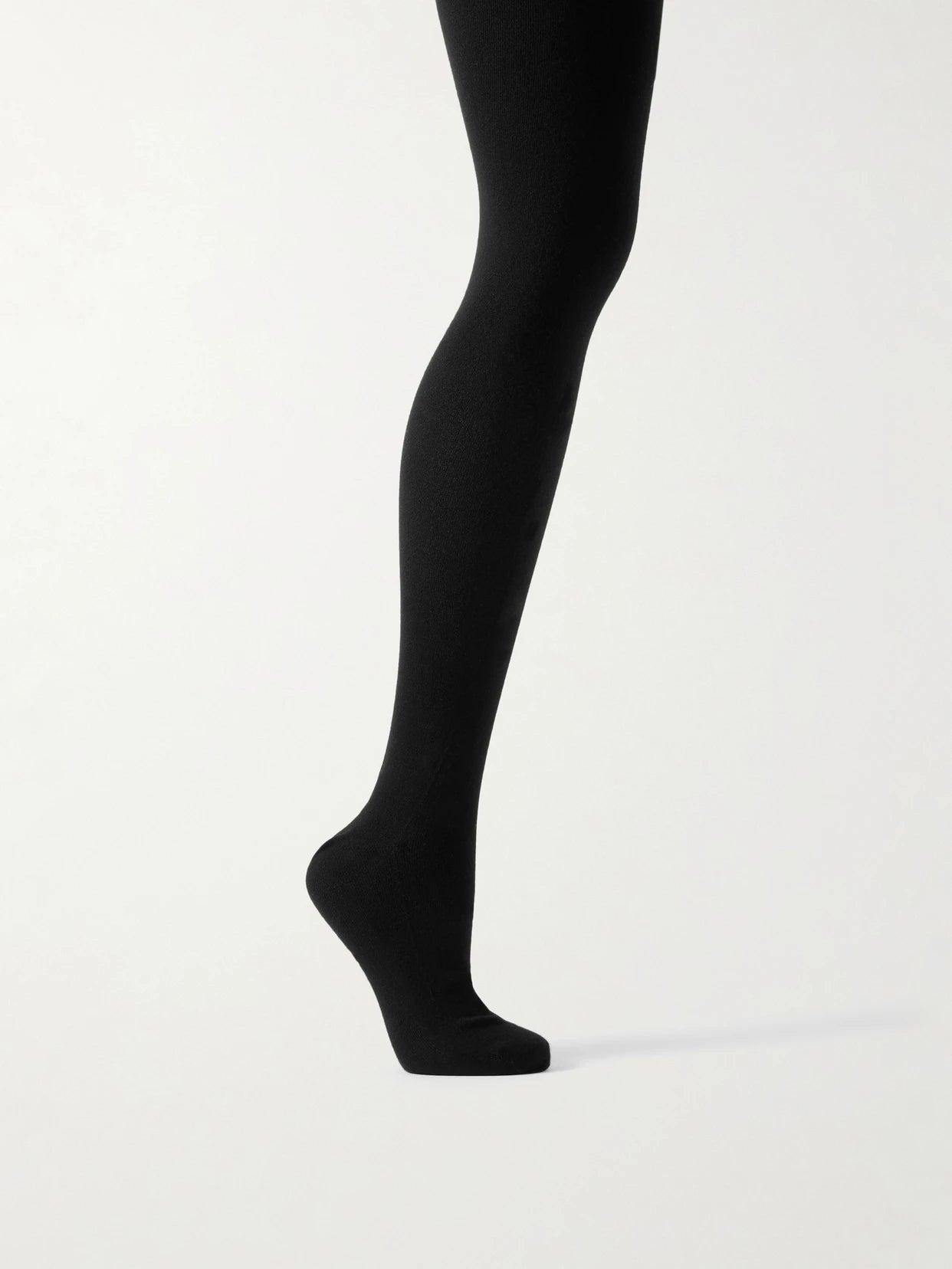 Image of Lingerie. Product name - Mimi Stretch-knit Tights in Black colour by brand - The Row