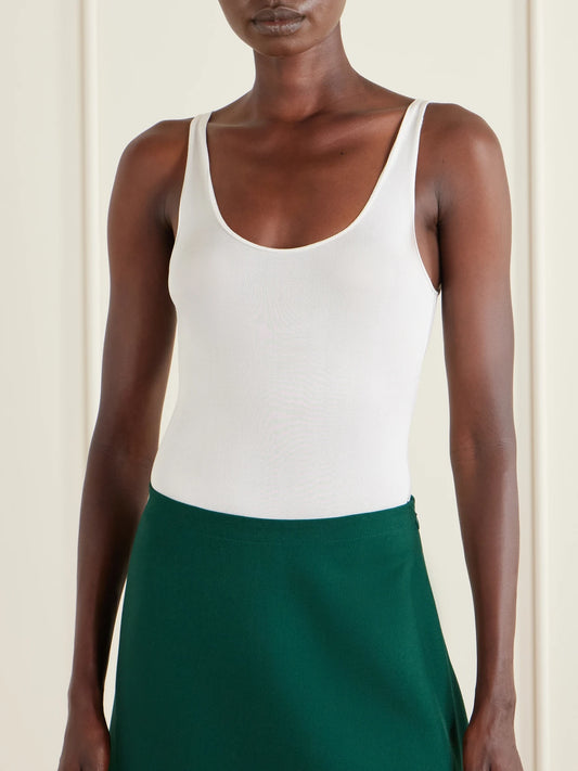 Silk-blend Bodysuit