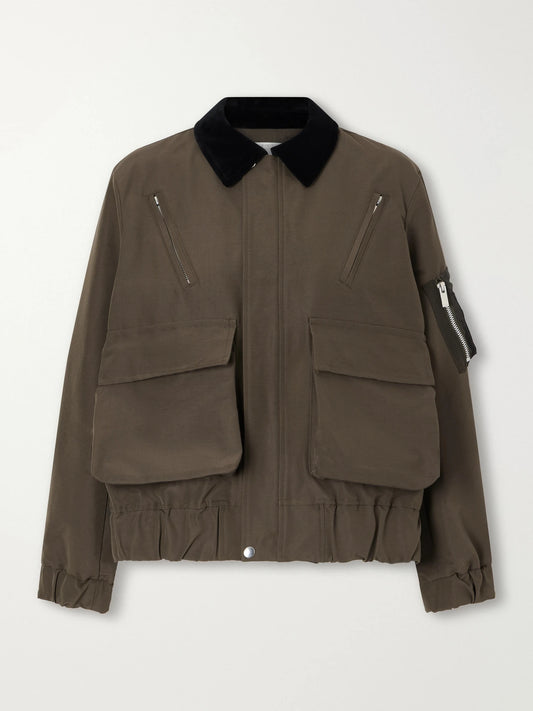 Sacai Cotton-blend Shell Jacket