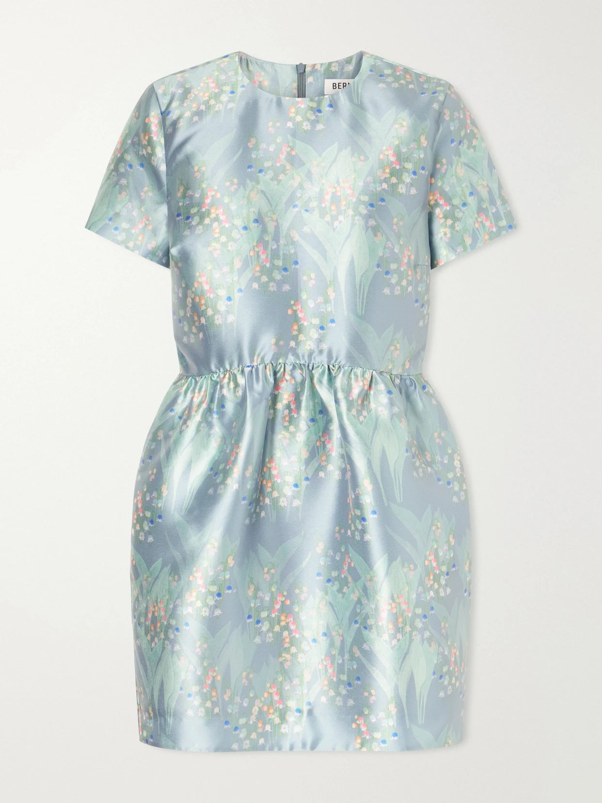Lily Of The Valley Crepe Mini Dress