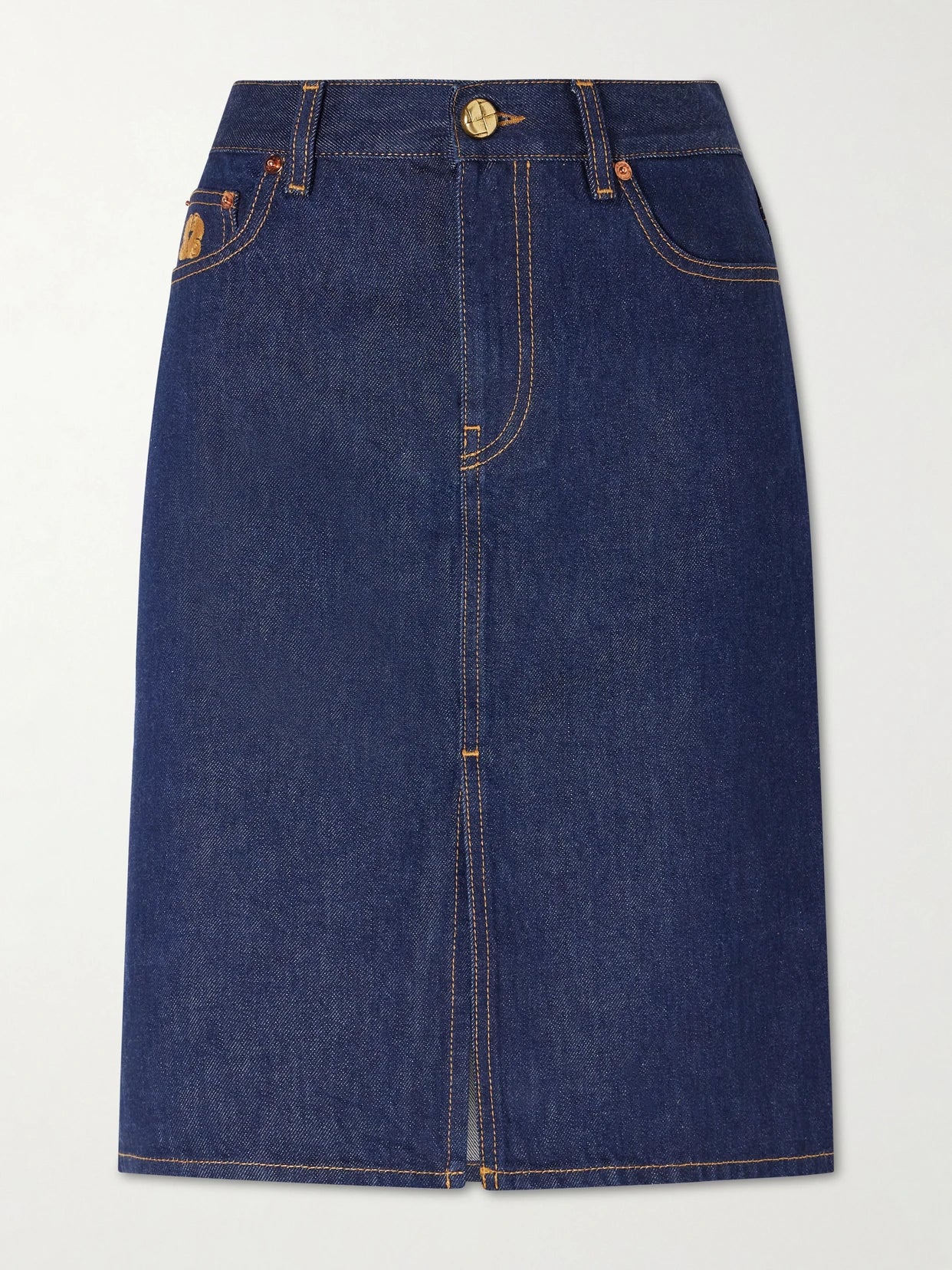 Denim Midi Skirt
