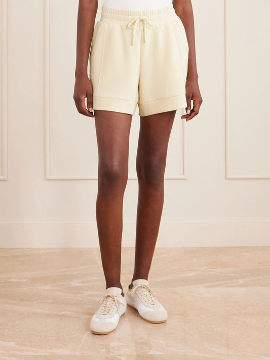 Image of Sleepwear & Loungewear. Product name - Atrium Jersey Shorts in Yellow colour by brand - Varley