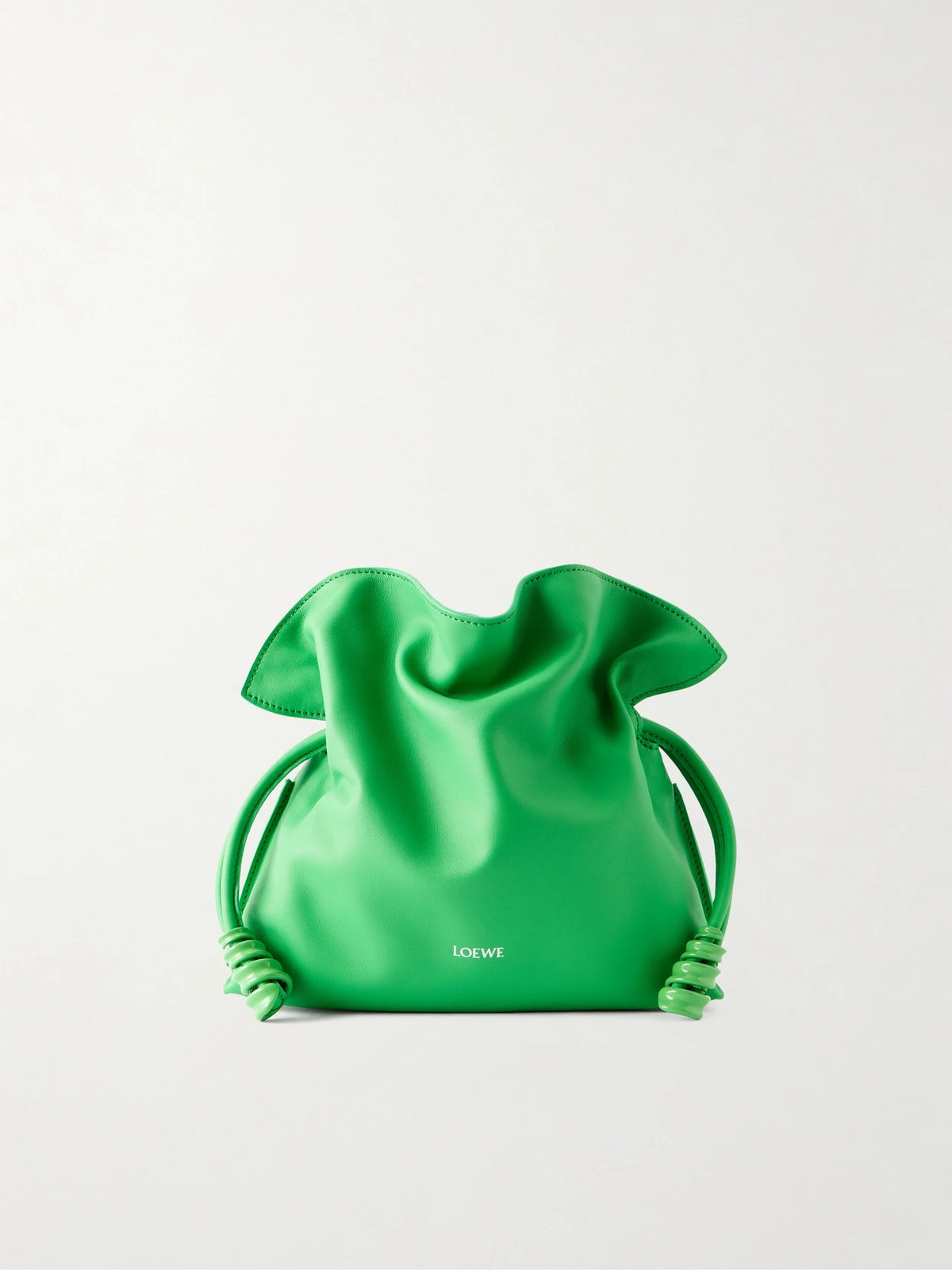 Flamenco Coil Mini Leather Clutch