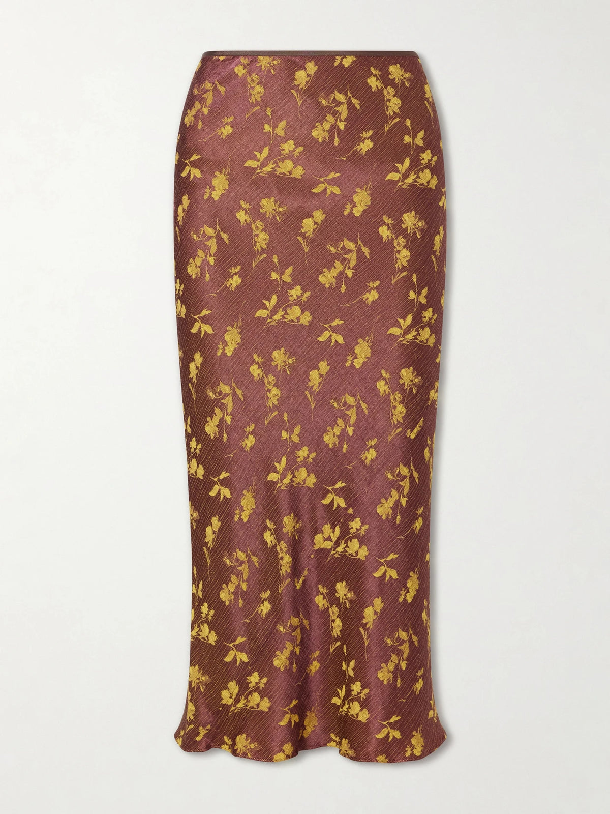 Dries Van Noten Floral-jacquard Cloqué Midi Skirt