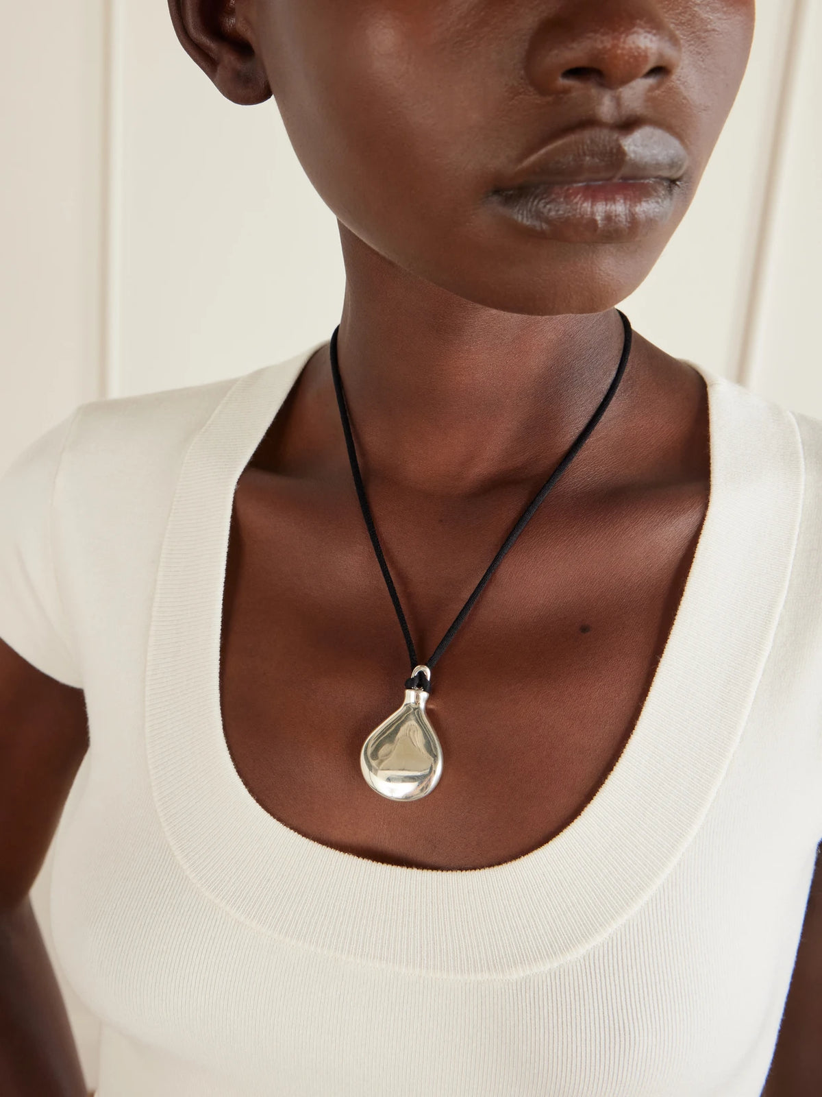 Image of Necklaces. Product name - Perfume Sterling Silver Choker Necklace in Multi colour by brand - Sophie Buhai