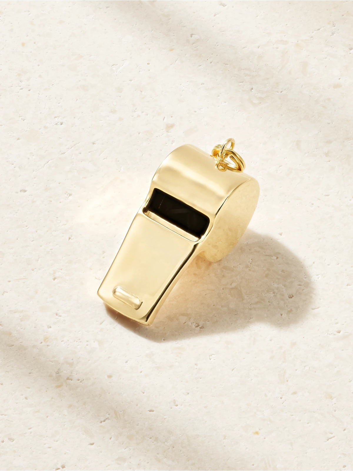 Piero Whistle 18-karat Gold Pendant