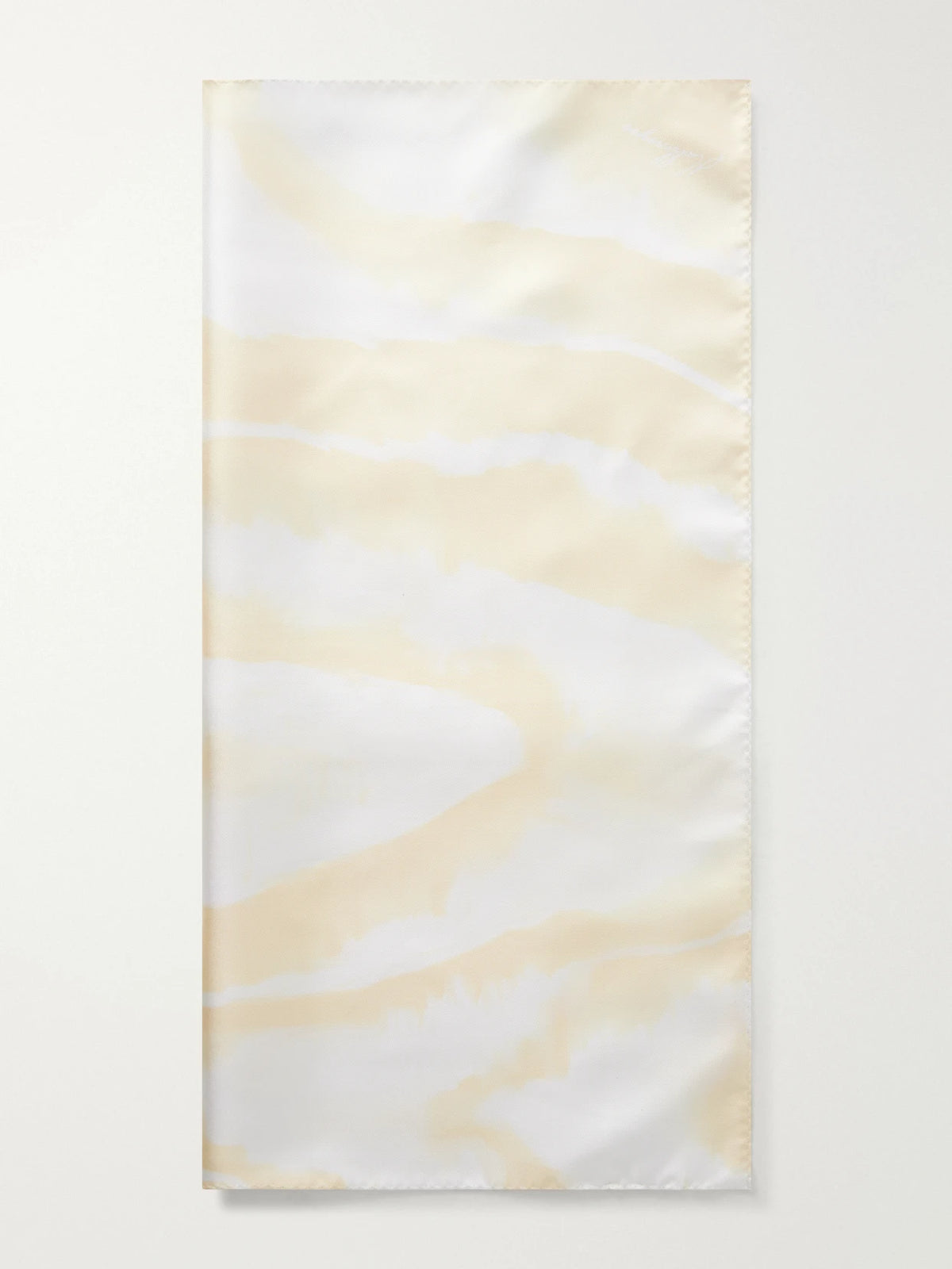 KALLMEYER Oil Moire Printed Silk-twill Scarf