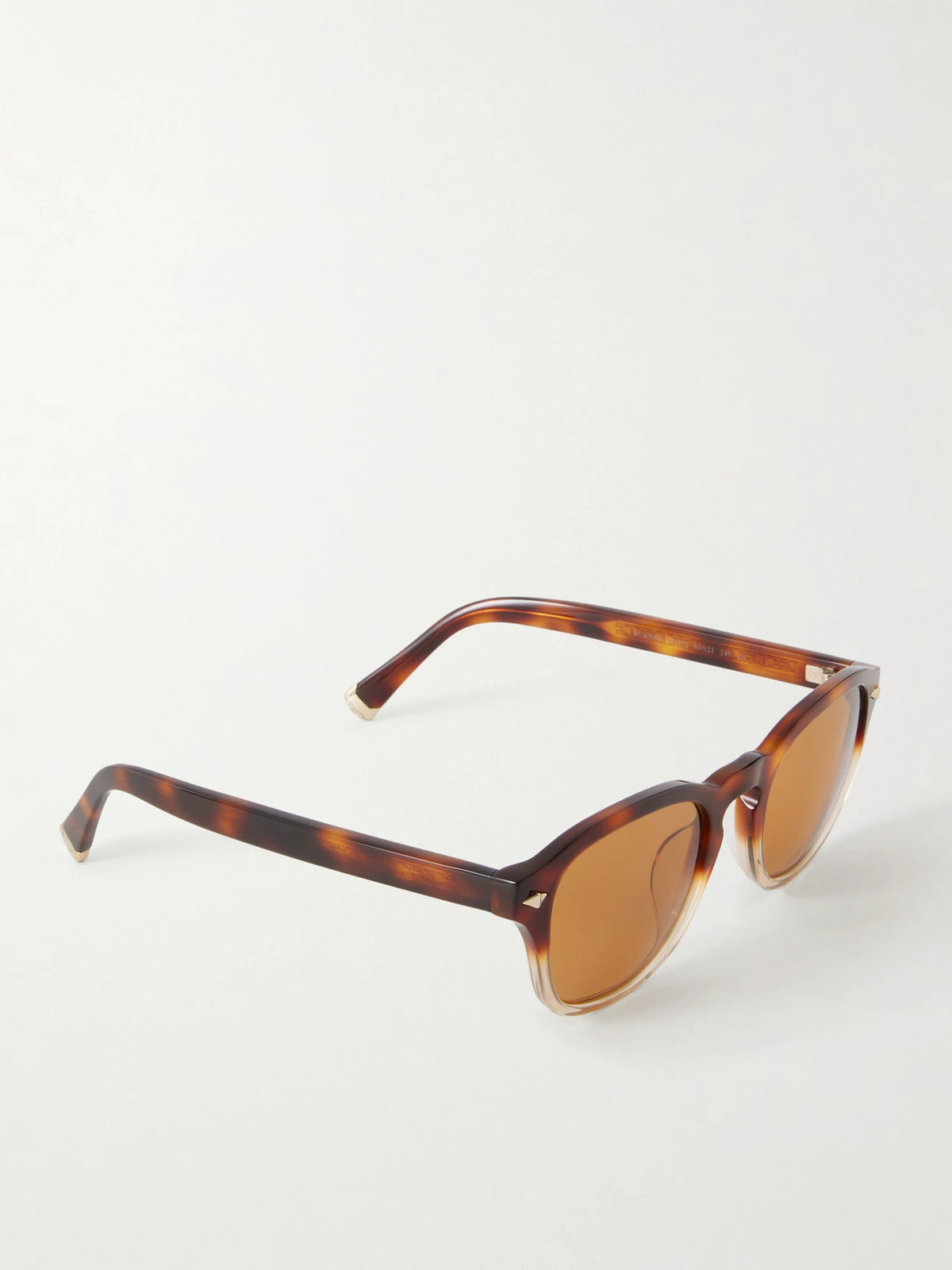 Round-frame Tortoiseshell Acetate Sunglasses