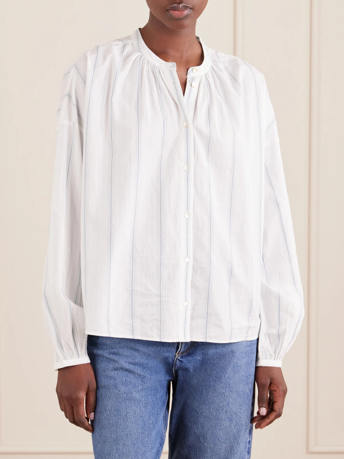 Cilla Striped Organic Cotton Shirt
