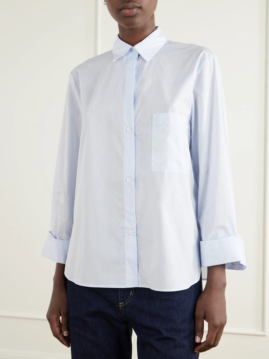 TWP Next Morning Cotton-poplin Shirt
