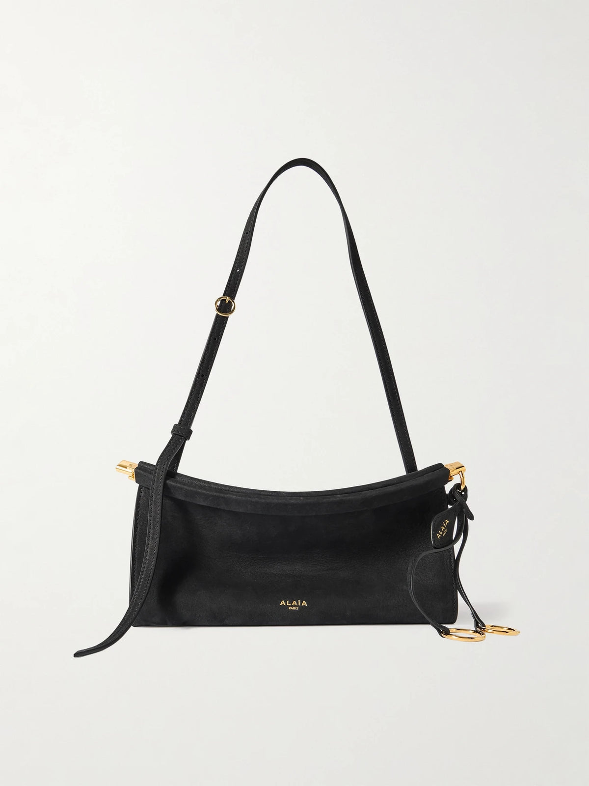 Click E/w Small Textured-nubuck Shoulder Bag