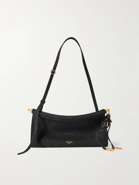 Click E/w Small Textured-nubuck Shoulder Bag