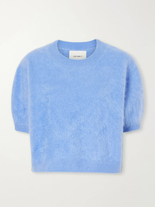 LISA YANG Juniper Brushed Cashmere Sweater