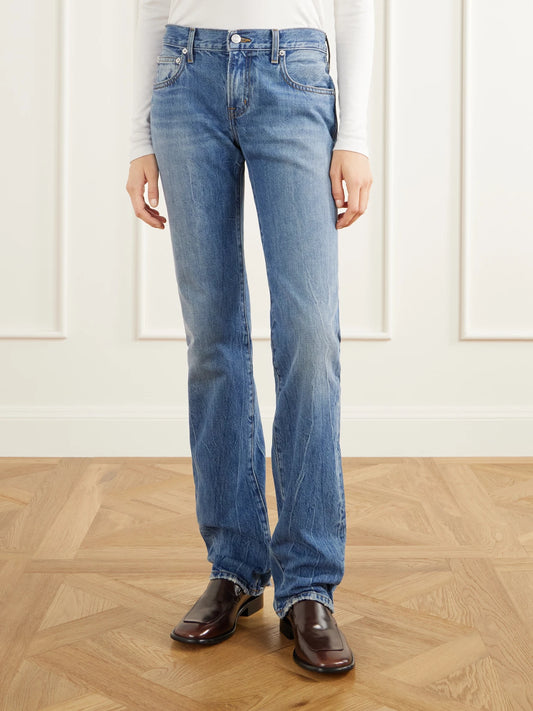 ÉTERNE Chevy Low Rise Straight Jeans