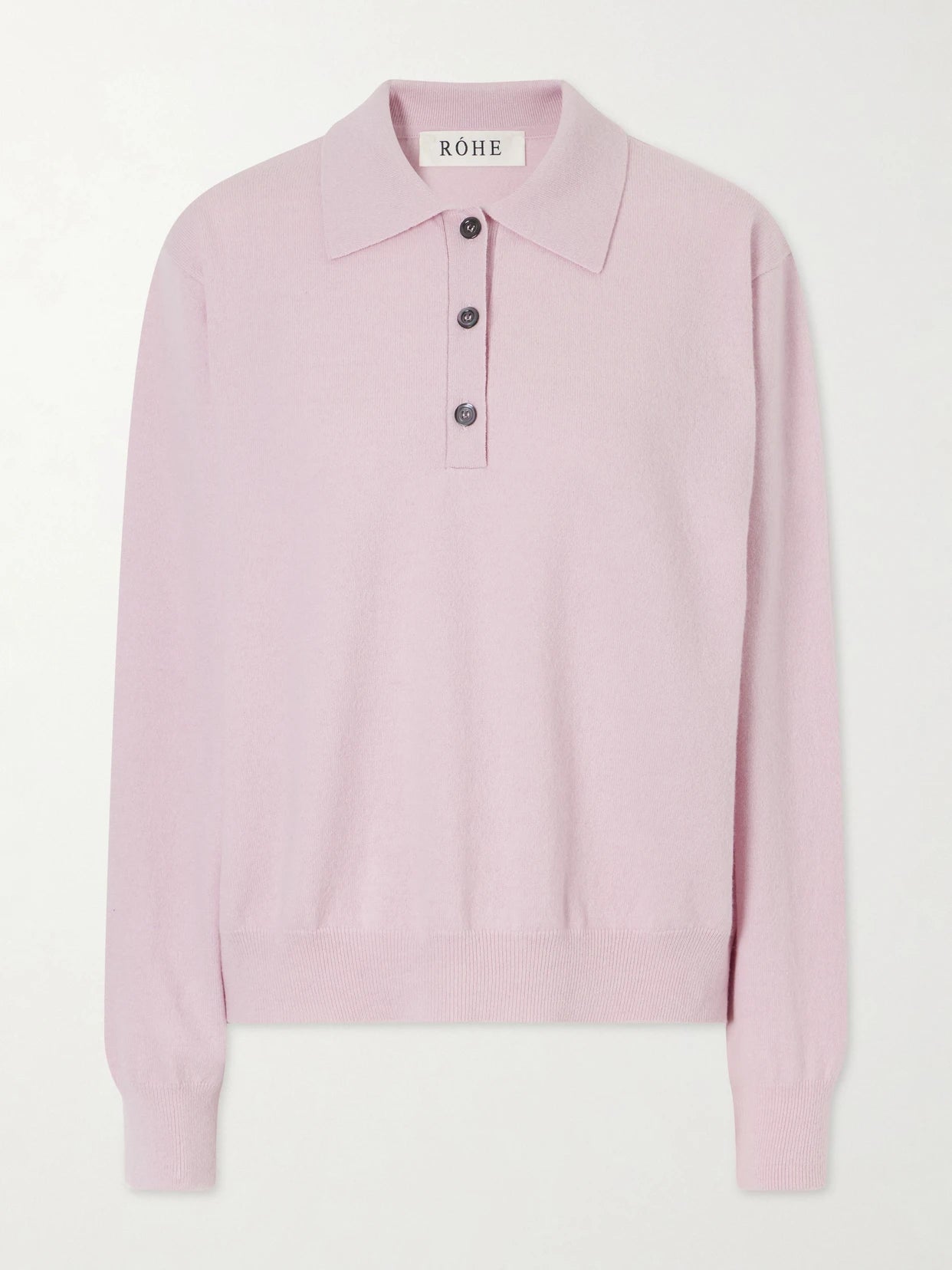 Wool-blend Polo Sweater