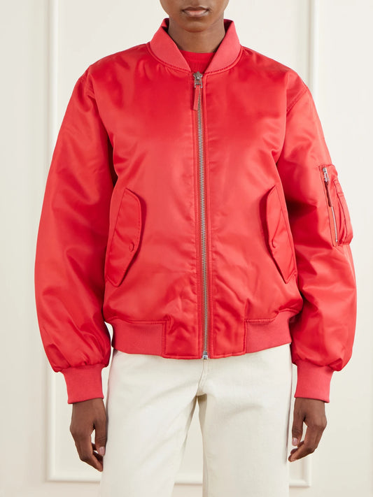 Anine Bing Leon Shell Bomber Jacket