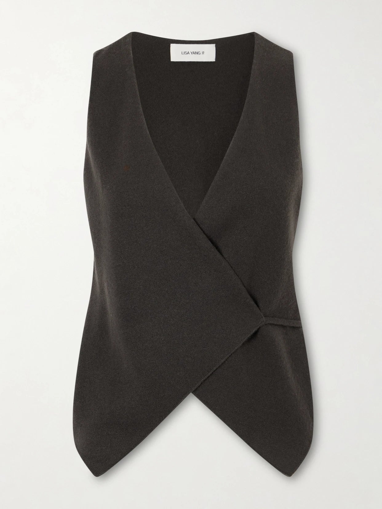Nayi Cashmere Knit Wrap Top