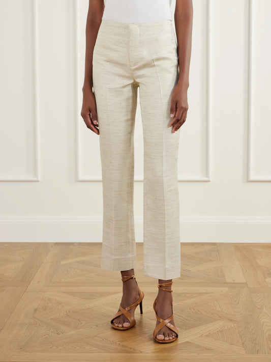 LIBEROWE Lilian Twill Straight-leg Pants