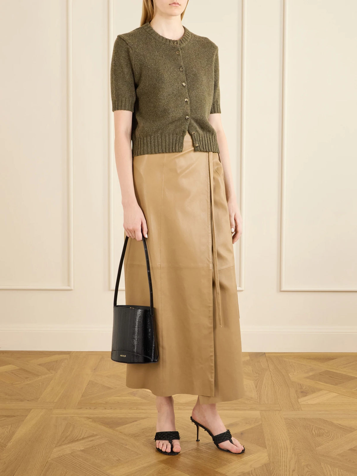 NEOUS Pardalis 2.0 Textured-leather Shoulder Bag