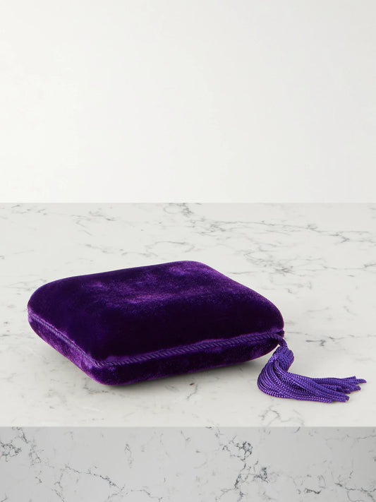 Tasseled Velvet Jewelry Box