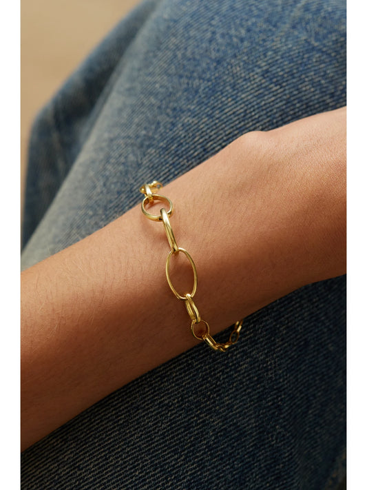 Image of Bracelets. Product name - Edith 18-karat Gold Bracelet in Multi colour by brand - Jennifer Meyer